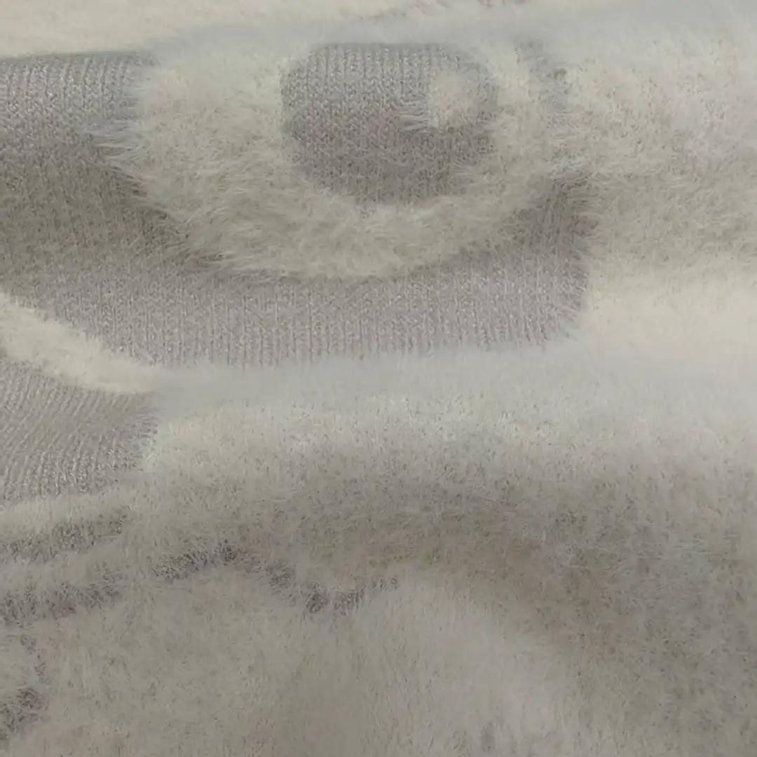 China Yarn for Open Cardigan (Sweater),Shirt Long Sleeve Zipper (Sweater),Round Neck Pullover (Sweater),Crop Top Pullover (Sweater) Teddy Yarn Fancy Yarn Viscose Polyester Nylon oyster grey color buy from China wholesaler bulk order at wholesale price free worldwide shipping Alibaba