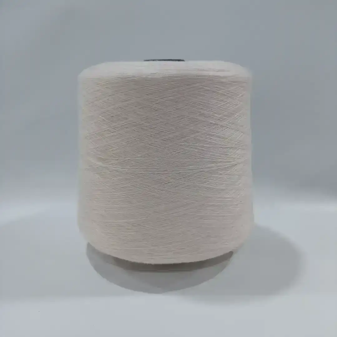 China Yarn for Shirt,T-Shirt,T-shirt (Sweater),Polo T-shirt (Sweater),Dresses (Cardigan Open) (Sweater),Dresses (Cardigan Button) (Sweater),Dresses (Pullover) (Sweater),Skirt (Sweater) Core Spun Yarn Regular Yarn Viscose PBT Nylon light yellow，pink，apricot color buy from China wholesaler bulk order at wholesale price free worldwide shipping Alibaba