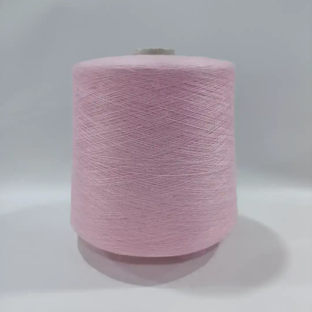 China Yarn for Shirt,T-Shirt,T-shirt (Sweater),Polo T-shirt (Sweater),Dresses (Cardigan Open) (Sweater),Dresses (Cardigan Button) (Sweater),Dresses (Pullover) (Sweater),Skirt (Sweater) Core Spun Yarn Regular Yarn Viscose PBT Nylon light yellow，pink，apricot color buy from China wholesaler bulk order at wholesale price free worldwide shipping Alibaba