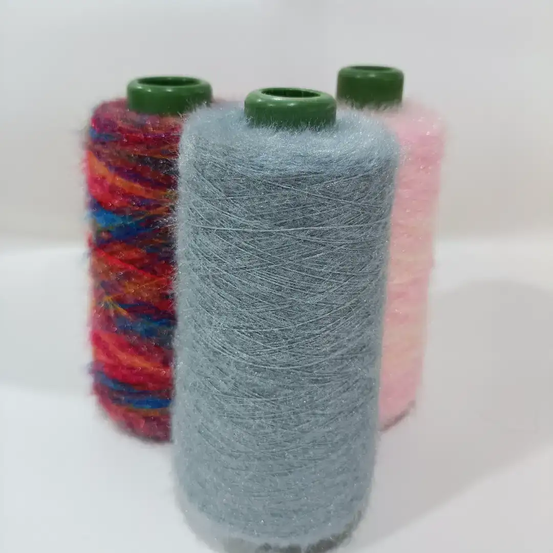 China Yarn for Open Cardigan (Sweater),T-shirt (Sweater),Dresses (Cardigan Open) (Sweater),Dresses (Cardigan Button) (Sweater),Dresses (Pullover) (Sweater),Knitted Trousers (Sweater),Skirt (Sweater) Mossy Yarn Fancy Yarn Polyester multicolor color buy from China wholesaler bulk order at wholesale price free worldwide shipping Alibaba