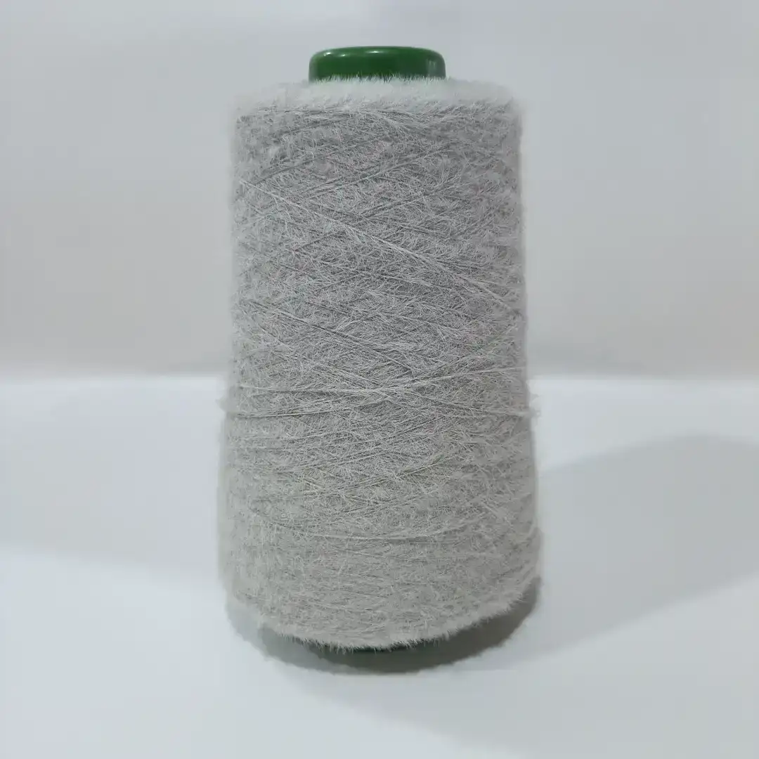 China Yarn for Open Cardigan (Sweater),Round Neck Pullover (Sweater),T-shirt (Sweater),Dresses (Cardigan Open) (Sweater),Dresses (Cardigan Button) (Sweater),Dresses (Pullover) (Sweater),Women's Pants (Sweater),Skirt (Sweater) Cat Feather Yarn Fancy Yarn Nylon 粉、白、灰 color buy from China wholesaler bulk order at wholesale price free worldwide shipping Alibaba