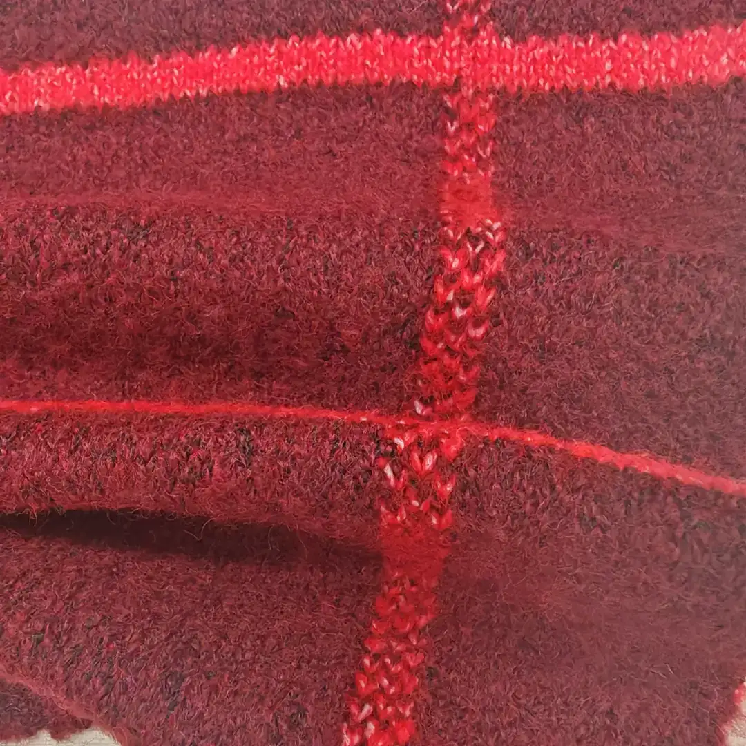 China Yarn for Hoodie,Open Cardigan (Sweater),Round Neck Pullover (Sweater),Crop Top Pullover (Sweater) Mossy Yarn Fancy Yarn Recycled Polyester Nylon Acrylic Wool Spandex jujube red color buy from China wholesaler bulk order at wholesale price free worldwide shipping Alibaba