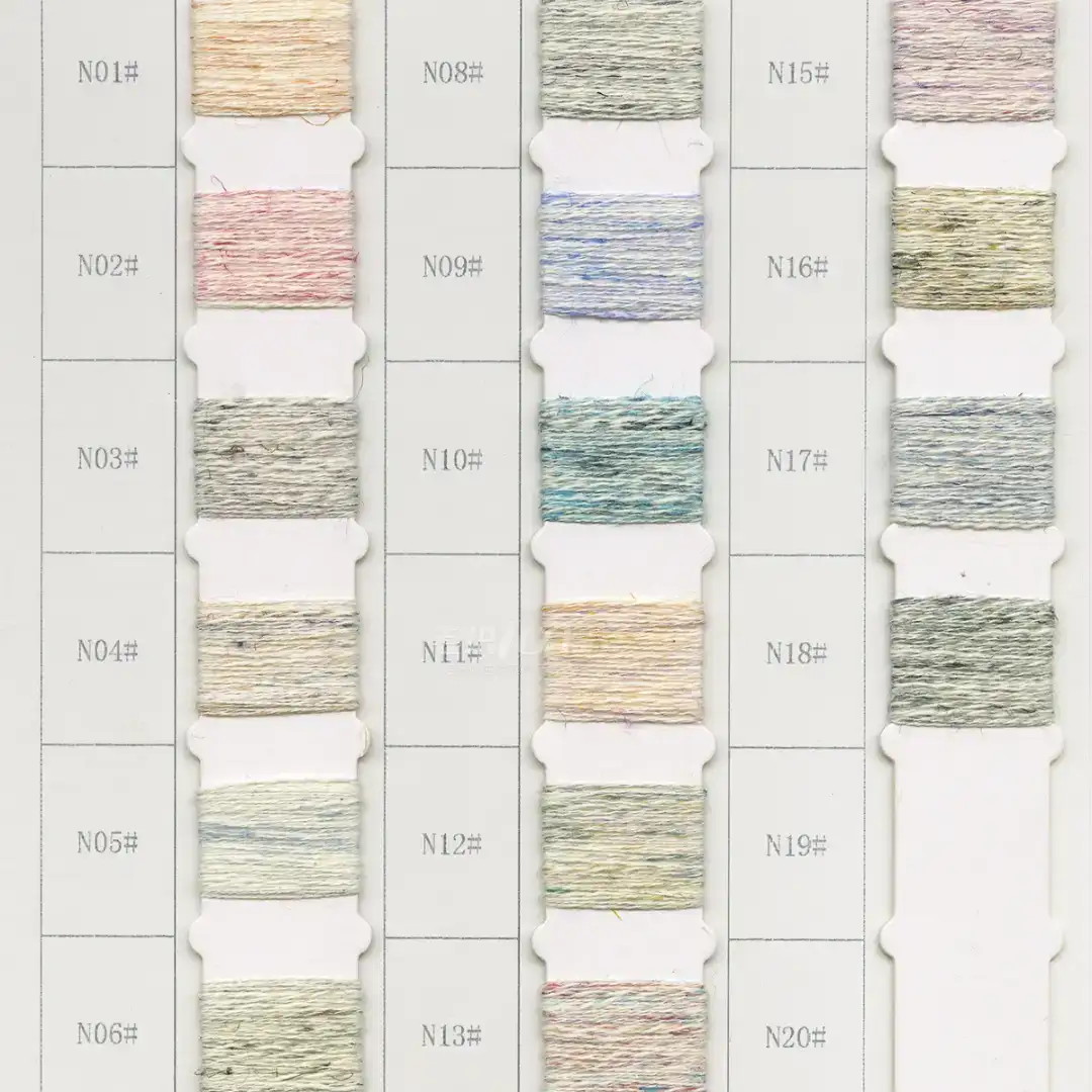 China Yarn for Ladies Vest (Sweater),Open Cardigan (Sweater),Crew Neck Pullover (Sweater),Crop Top Pullover (Sweater),Hoodie  (Sweater),Dresses (Cardigan Open) (Sweater),Roll Neck Jumper (Sweater),U-Neck Cardigan (Sweater) Slub Yarn Fancy Yarn Cotton Acrylic Linen Colorful color buy from China wholesaler bulk order at wholesale price free worldwide shipping Alibaba