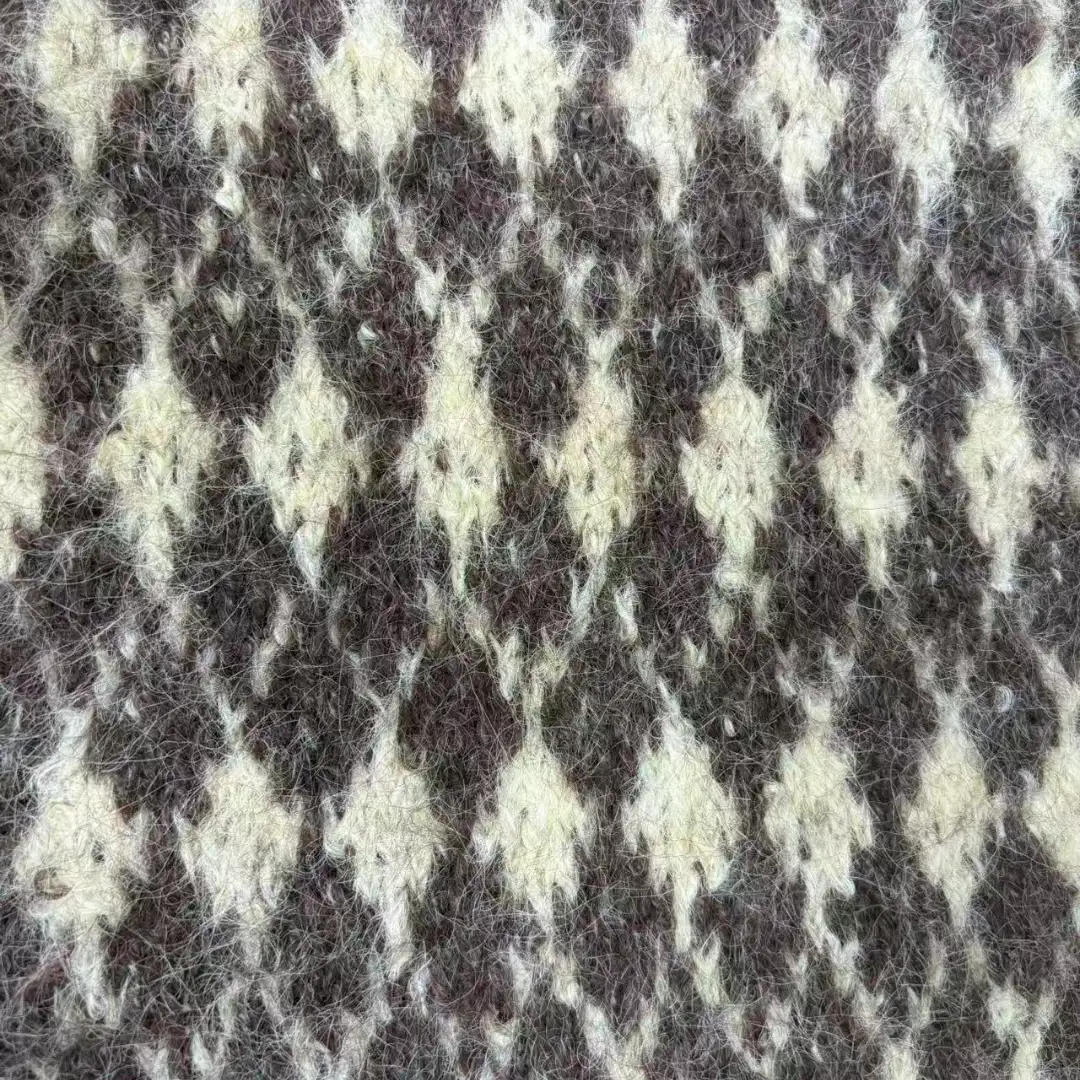 China Yarn for Open Cardigan (Sweater),Knitted Jacket (Sweater),Round Neck Pullover (Sweater),Crew Neck Pullover (Sweater),Crop Top Pullover (Sweater) Mossy Yarn Fancy Yarn Recycled Polyester Wool Nylon Polyester Elastane 中咖 color buy from China wholesaler bulk order at wholesale price free worldwide shipping Alibaba