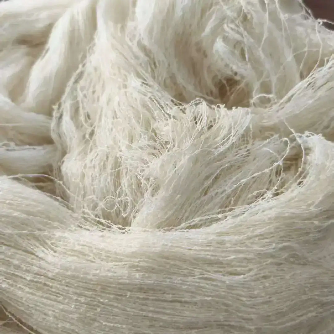 China Yarn for T-shirt (Sweater),Loungewear Boucle Yarn Fancy Yarn Cotton Nylon 白坯 color buy from China wholesaler bulk order at wholesale price free worldwide shipping Alibaba