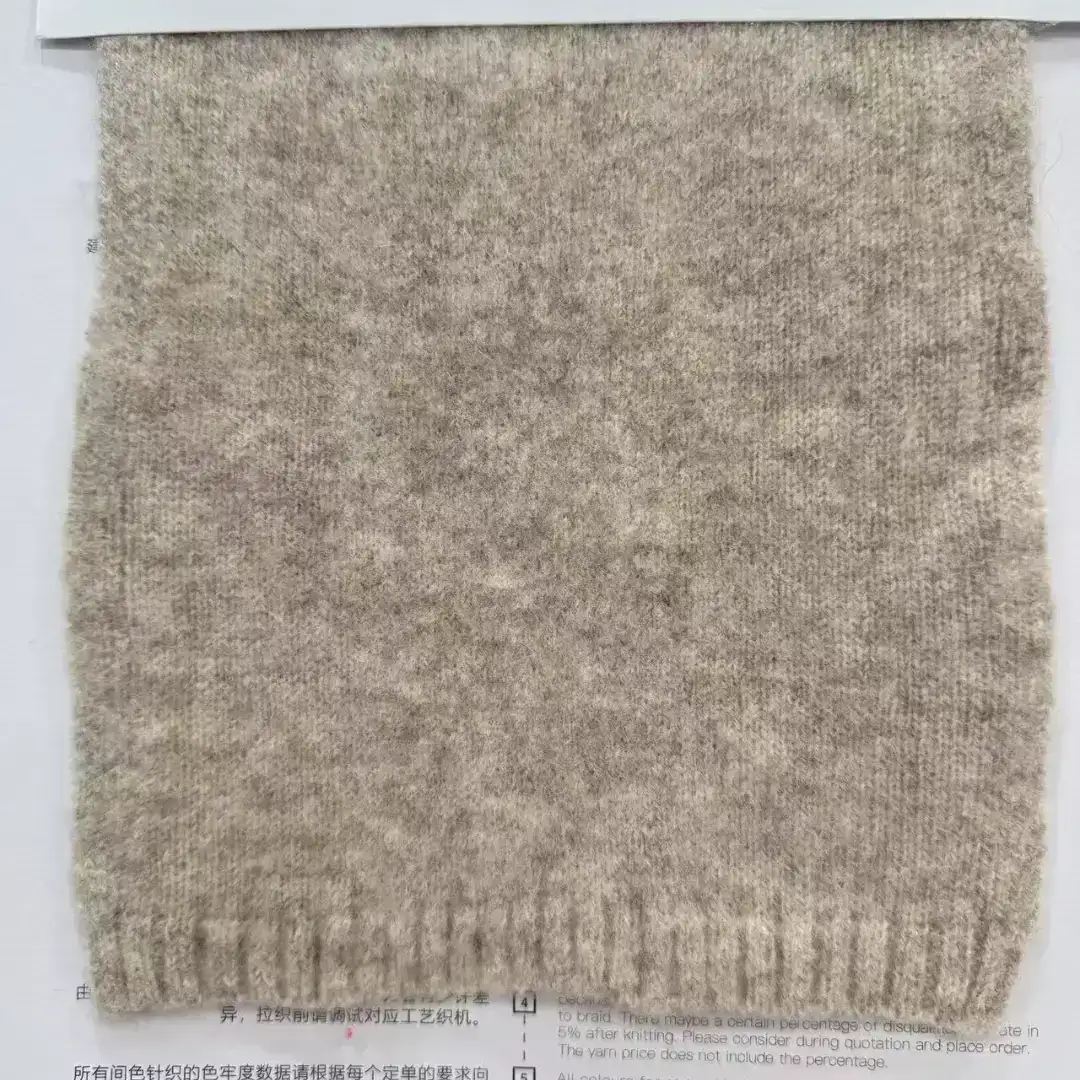 China Yarn for Round Neck Pullover (Sweater) Woollen Spun Regular Yarn RWS Wool YAK Organic Cotton 五色 color buy from China wholesaler bulk order at wholesale price free worldwide shipping Alibaba