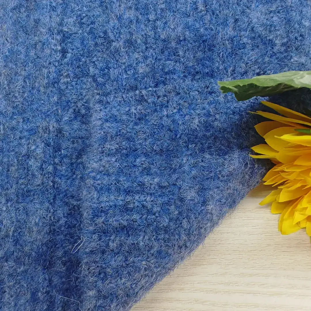 China Yarn for Hoodie,Open Cardigan (Sweater),Crew Neck Pullover (Sweater),Crop Top Pullover (Sweater) Mossy Yarn Fancy Yarn Recycled Polyester Nylon Polyester Wool Spandex Blue color buy from China wholesaler bulk order at wholesale price free worldwide shipping Alibaba