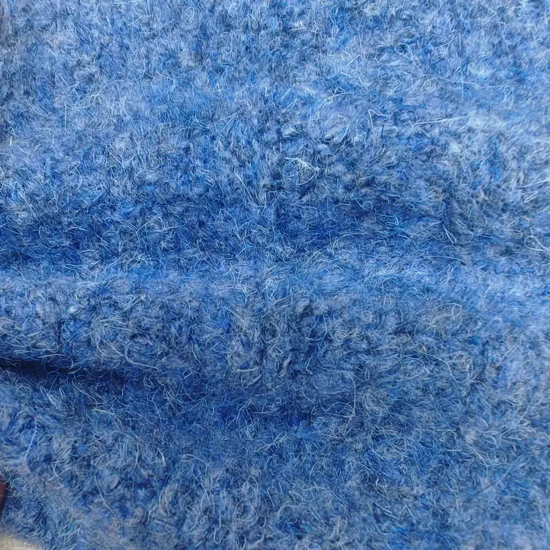 China Yarn for Hoodie,Open Cardigan (Sweater),Crew Neck Pullover (Sweater),Crop Top Pullover (Sweater) Mossy Yarn Fancy Yarn Recycled Polyester Nylon Polyester Wool Spandex Blue color buy from China wholesaler bulk order at wholesale price free worldwide shipping Alibaba