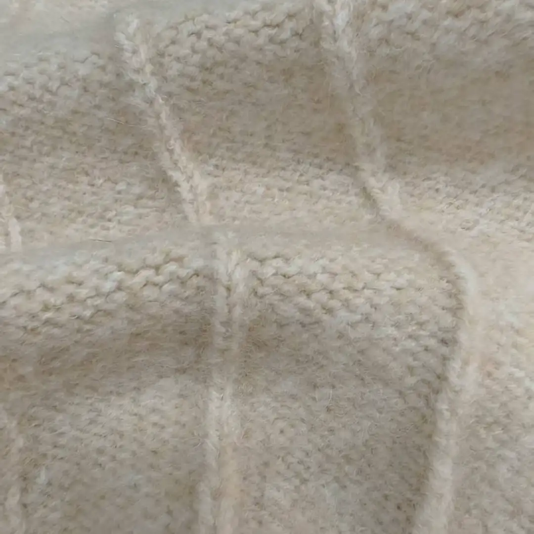 China Yarn for Hoodie,Open Cardigan (Sweater),Half-Zipper Cardigan (Sweater),Crew Neck Pullover (Sweater) Mossy Yarn Fancy Yarn Polyester Acrylic Wool Alpaca Spandex offwhite color buy from China wholesaler bulk order at wholesale price free worldwide shipping Alibaba