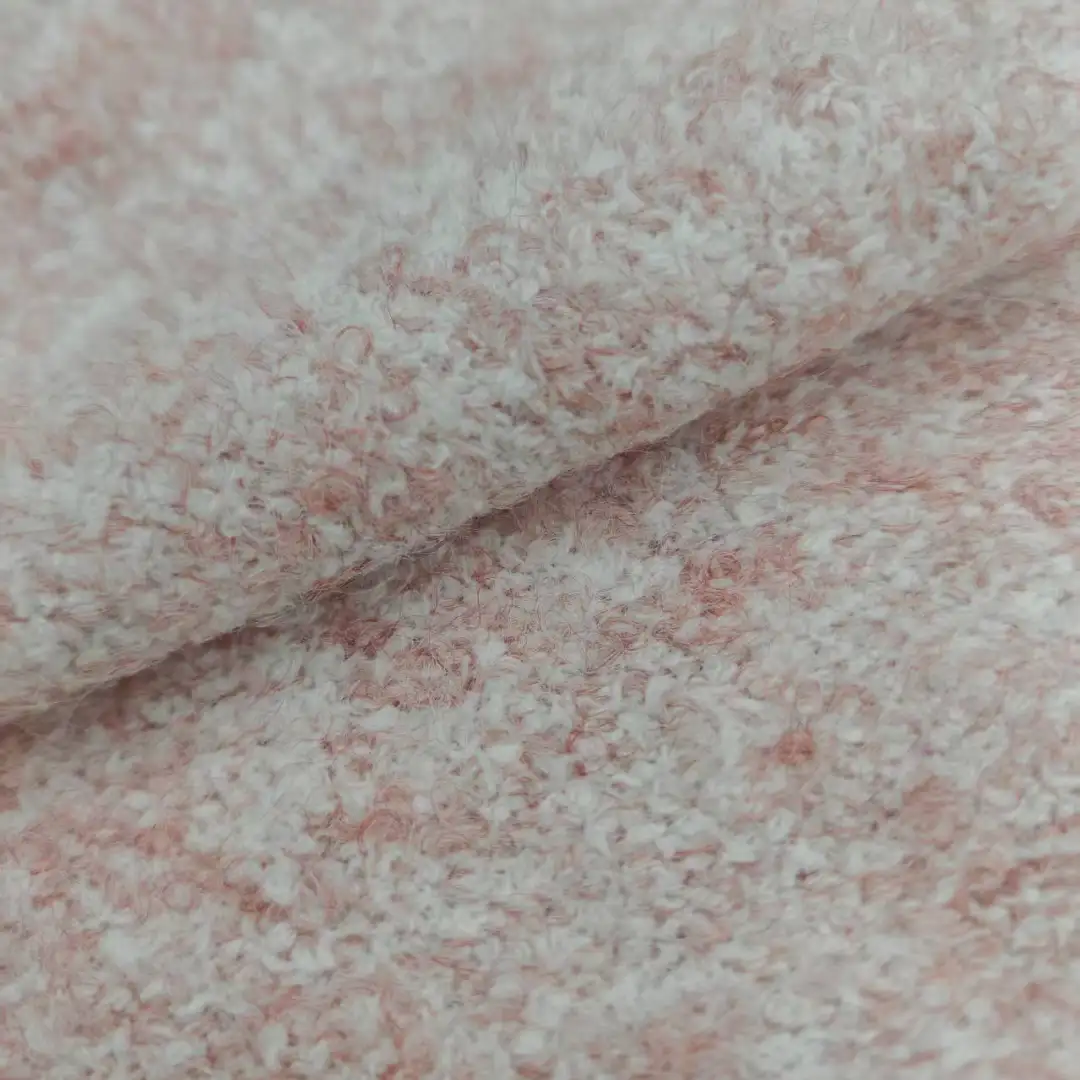 China Yarn for Hoodie,Open Cardigan (Sweater),Half-Zipper Cardigan (Sweater) Mossy Yarn Fancy Yarn Polyester Nylon Wool light pink color buy from China wholesaler bulk order at wholesale price free worldwide shipping Alibaba