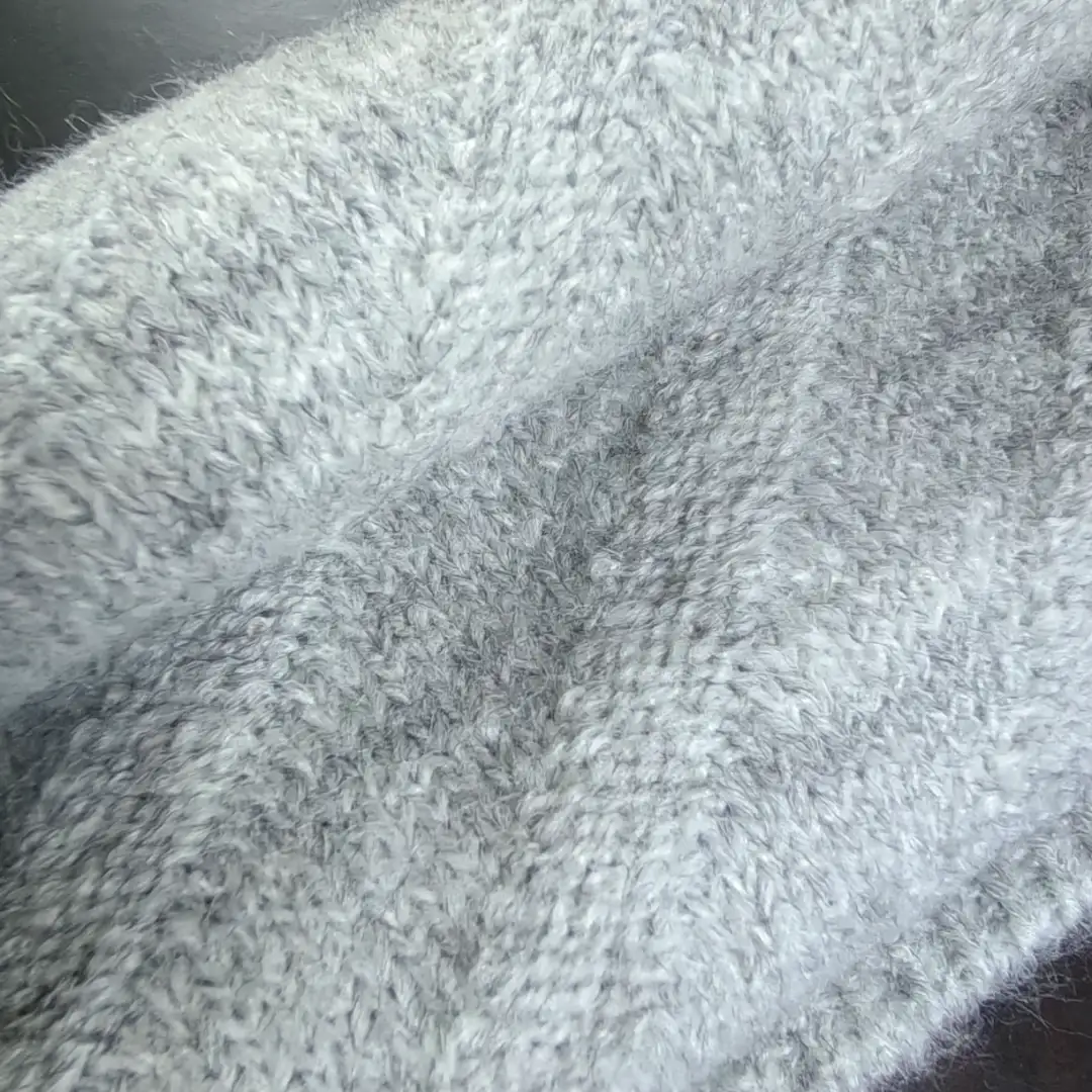 China Yarn for Open Cardigan (Sweater),Half-Zipper Cardigan (Sweater),Knitted Jacket (Sweater) Mossy Yarn Fancy Yarn Acrylic Nylon Polyester 花灰 color buy from China wholesaler bulk order at wholesale price free worldwide shipping Alibaba