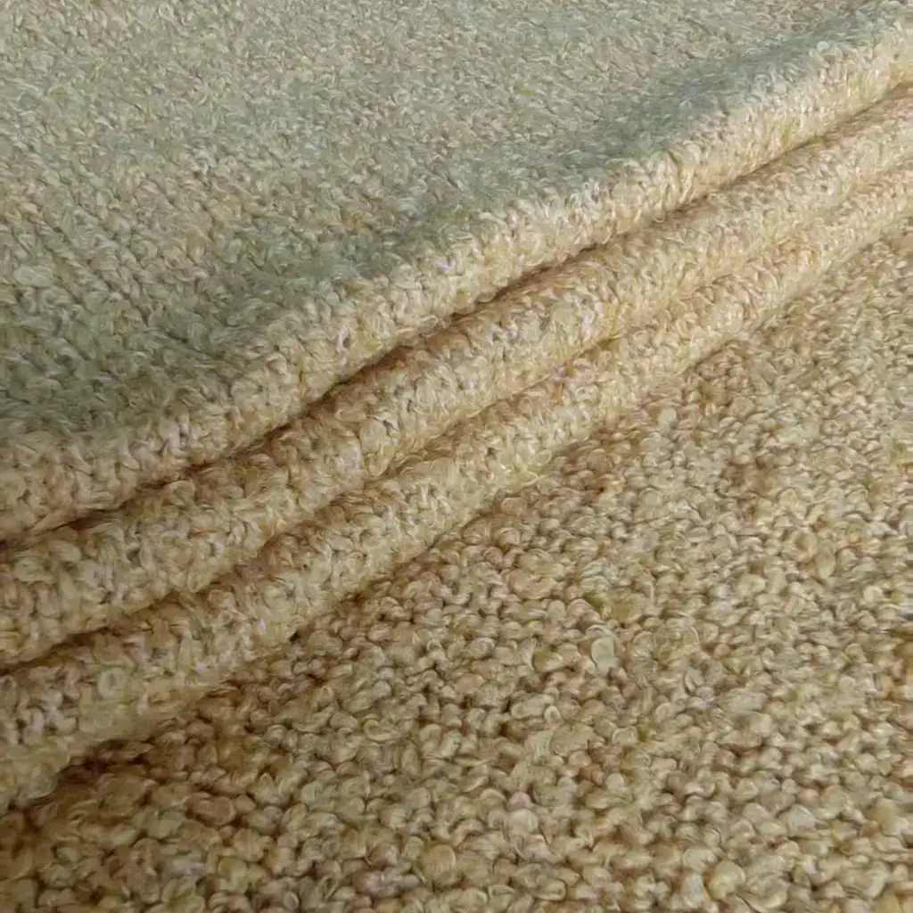 China Yarn for Ladies Vest (Sweater),Open Cardigan (Sweater),Crew Neck Pullover (Sweater),Skirt (Sweater) Mossy Yarn Fancy Yarn Polyester Wool Elastane pale yellow color buy from China wholesaler bulk order at wholesale price free worldwide shipping Alibaba