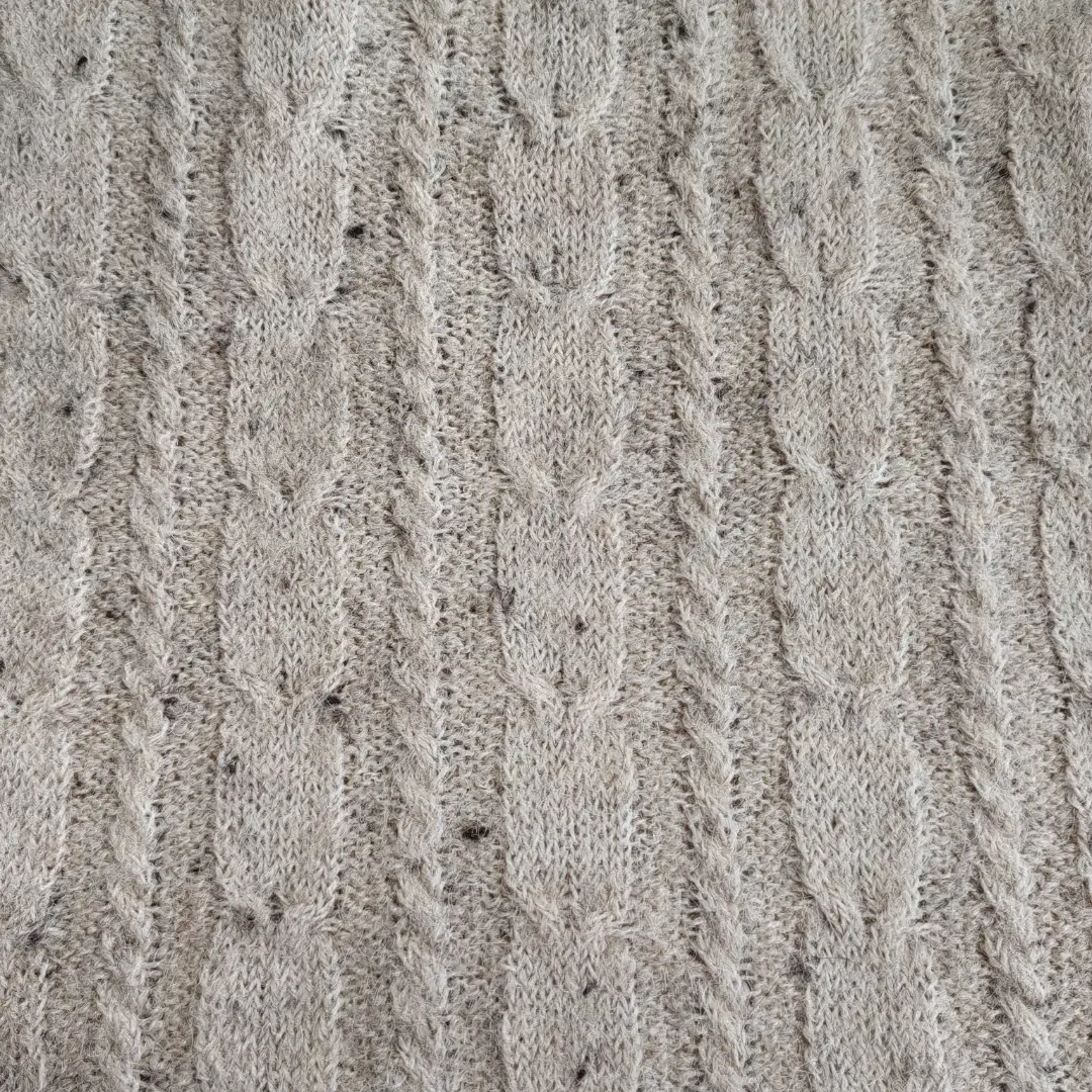 China Yarn for Knitted Jacket (Sweater),Hoodie  (Sweater),U-Neck Cardigan (Sweater),Polo Cropped Vest (Sweater) POLO Mossy Yarn Fancy Yarn Polyester Nylon Acrylic Elastane 杏色 color buy from China wholesaler bulk order at wholesale price free worldwide shipping Alibaba