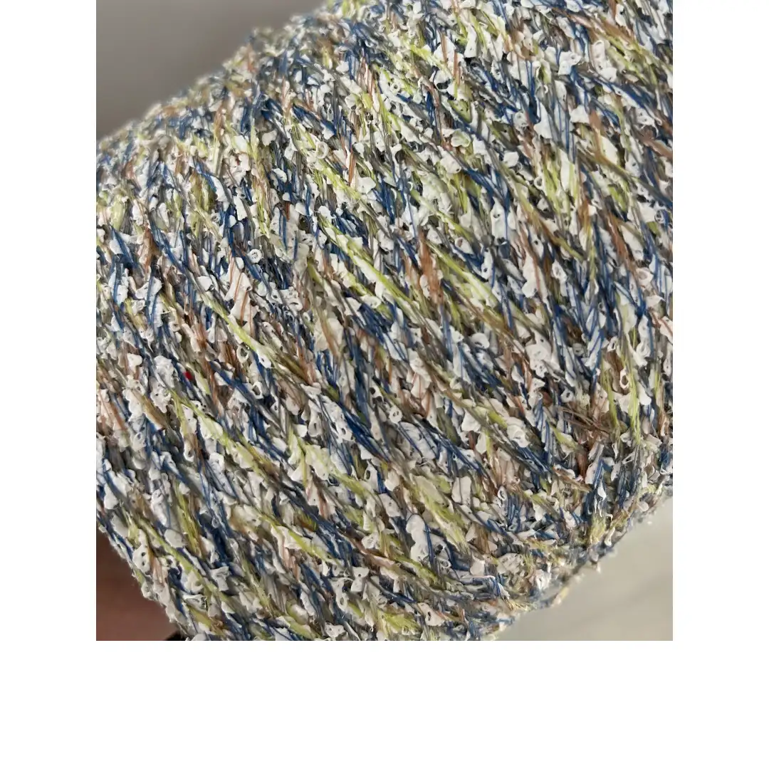 China Yarn for Crop Top,Jogger,Overcoat,Open Cardigan (Sweater),Full-Zipper Cardigan (Sweater),Half-Zipper Cardigan (Sweater),Round Neck Pullover (Sweater),Crew Neck Pullover (Sweater) Core Filling Yarn Fancy Yarn Cotton Polyester Latex 23 color buy from China wholesaler bulk order at wholesale price free worldwide shipping Alibaba