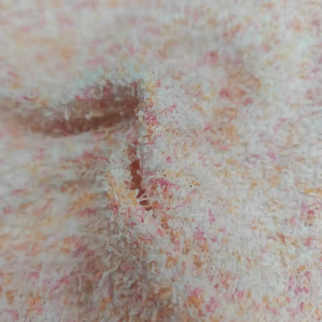 China Yarn for Hoodie,Open Cardigan (Sweater),Full-Zipper Cardigan (Sweater),Round Neck Pullover (Sweater) Knot Yarn Fancy Yarn Polyester Pink color buy from China wholesaler bulk order at wholesale price free worldwide shipping Alibaba