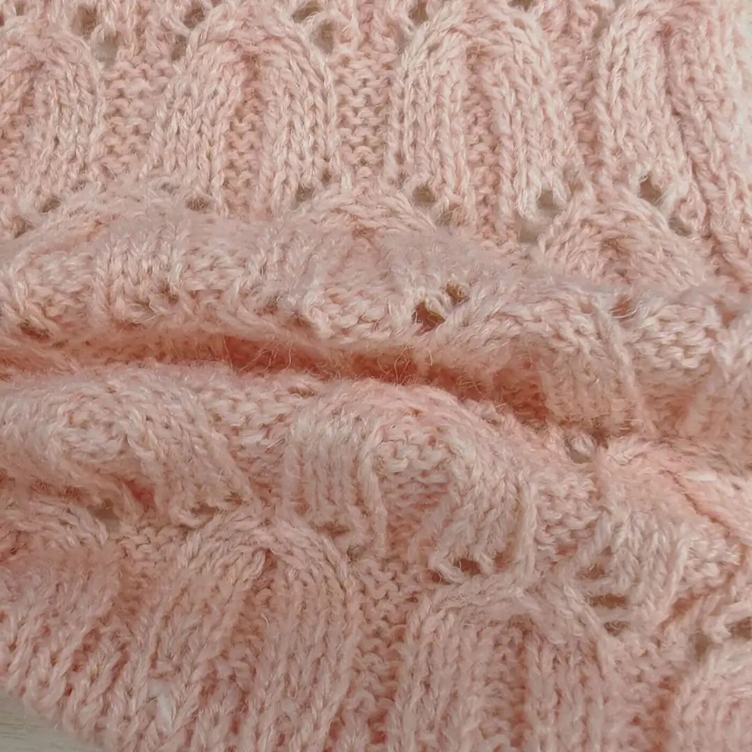 China Yarn for Hoodie,Open Cardigan (Sweater),Round Neck Pullover (Sweater),Crop Top Pullover (Sweater) Core Spun Yarn Regular Yarn Polyester Acrylic Linen Pink color buy from China wholesaler bulk order at wholesale price free worldwide shipping Alibaba
