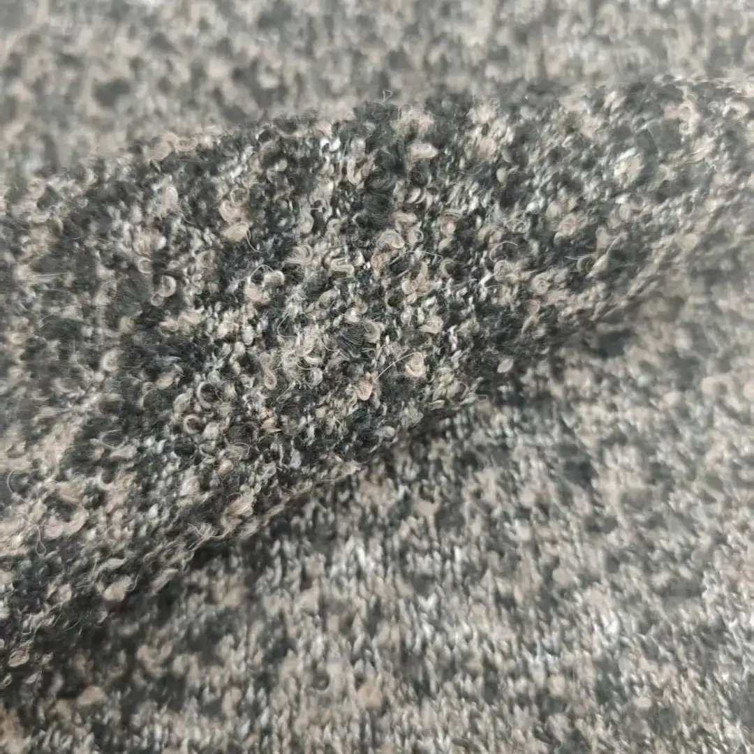 China Yarn for Crop Top,Hoodie,Open Cardigan (Sweater),Round Neck Pullover (Sweater) Boucle Yarn Fancy Yarn Polyester Acrylic Wool dark brown color buy from China wholesaler bulk order at wholesale price free worldwide shipping Alibaba