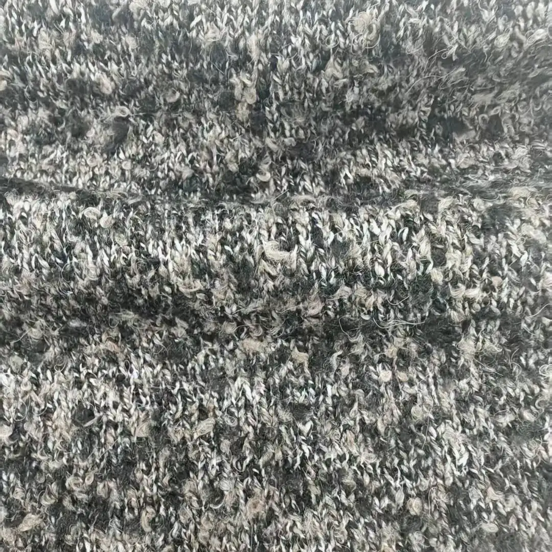 China Yarn for Crop Top,Hoodie,Open Cardigan (Sweater),Round Neck Pullover (Sweater) Boucle Yarn Fancy Yarn Polyester Acrylic Wool dark brown color buy from China wholesaler bulk order at wholesale price free worldwide shipping Alibaba