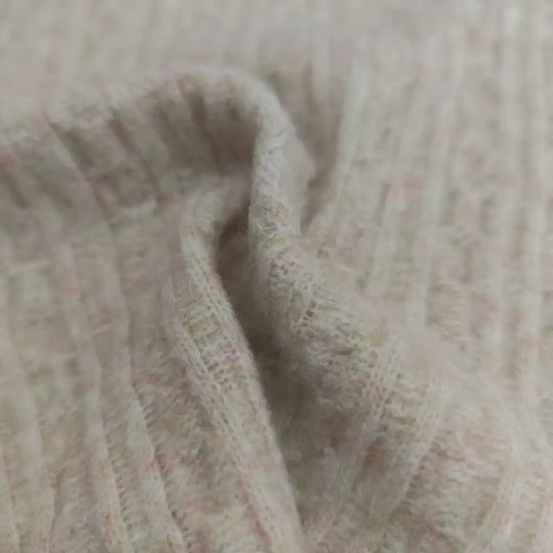 China Yarn for Crop Top,Full-Zipper Cardigan (Sweater),Round Neck Pullover (Sweater),Hoodie  (Sweater) Mossy Yarn Fancy Yarn Recycled Polyester Polyester Nylon Wool Spandex cream-coloured color buy from China wholesaler bulk order at wholesale price free worldwide shipping Alibaba