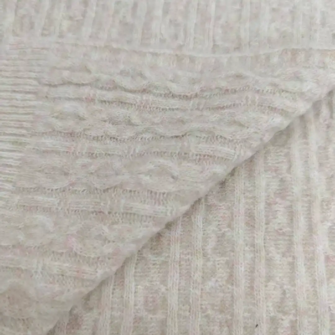 China Yarn for Crop Top,Full-Zipper Cardigan (Sweater),Round Neck Pullover (Sweater),Hoodie  (Sweater) Mossy Yarn Fancy Yarn Recycled Polyester Polyester Nylon Wool Spandex cream-coloured color buy from China wholesaler bulk order at wholesale price free worldwide shipping Alibaba