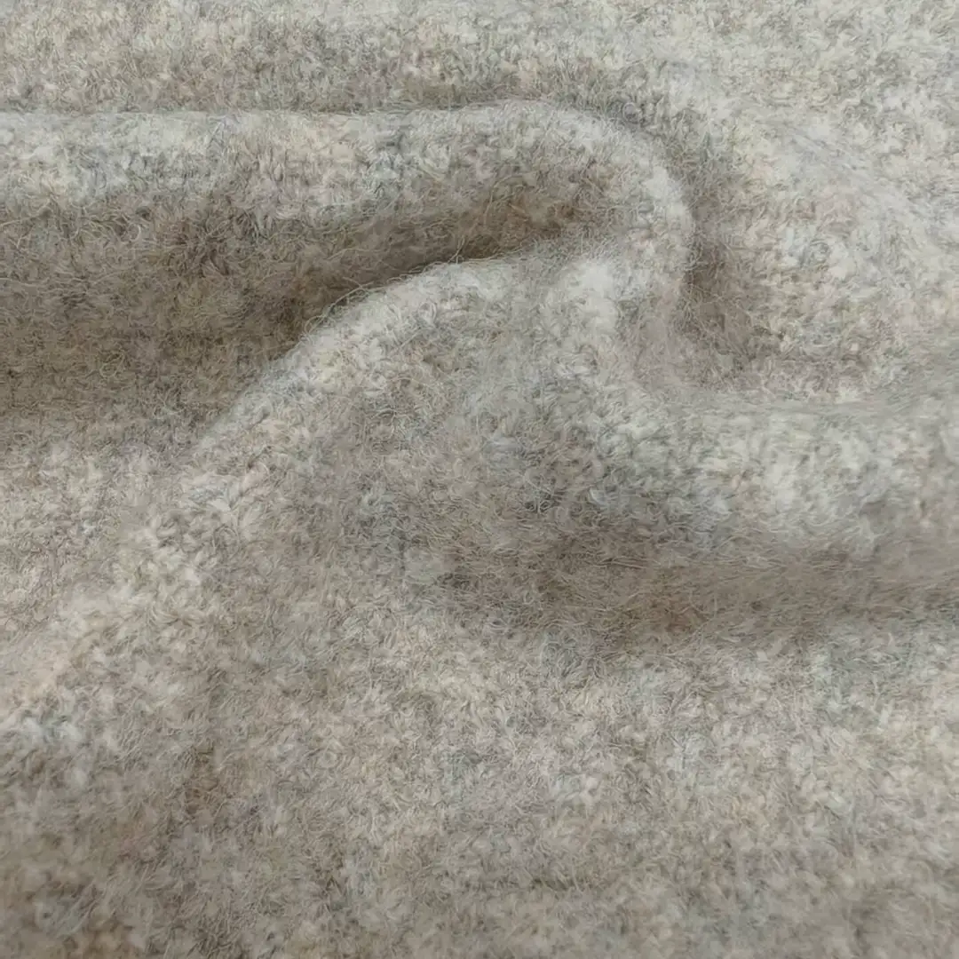 China Yarn for Open Cardigan (Sweater),Full-Zipper Cardigan (Sweater),Round Neck Pullover (Sweater),Kids Crew-Neck Cardigan (Sweater),Kids V-Neck Cardigan (Sweater) Mossy Yarn Fancy Yarn Polyester Acrylic Nylon Spandex light brown color buy from China wholesaler bulk order at wholesale price free worldwide shipping Alibaba