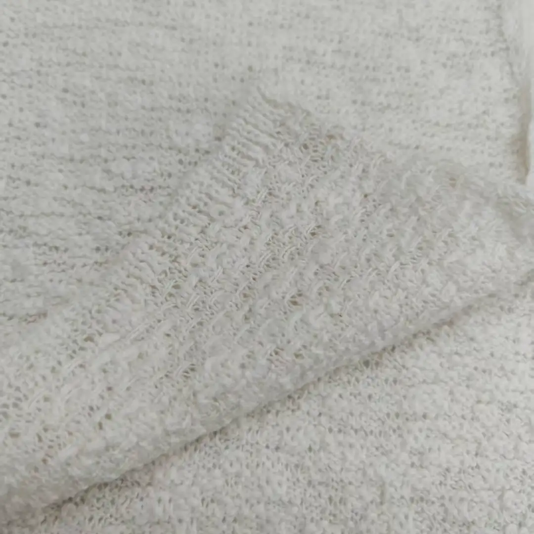 China Yarn for Polo Shirt,Crop Top,Open Cardigan (Sweater) Knot Yarn Fancy Yarn Cotton off-white color buy from China wholesaler bulk order at wholesale price free worldwide shipping Alibaba