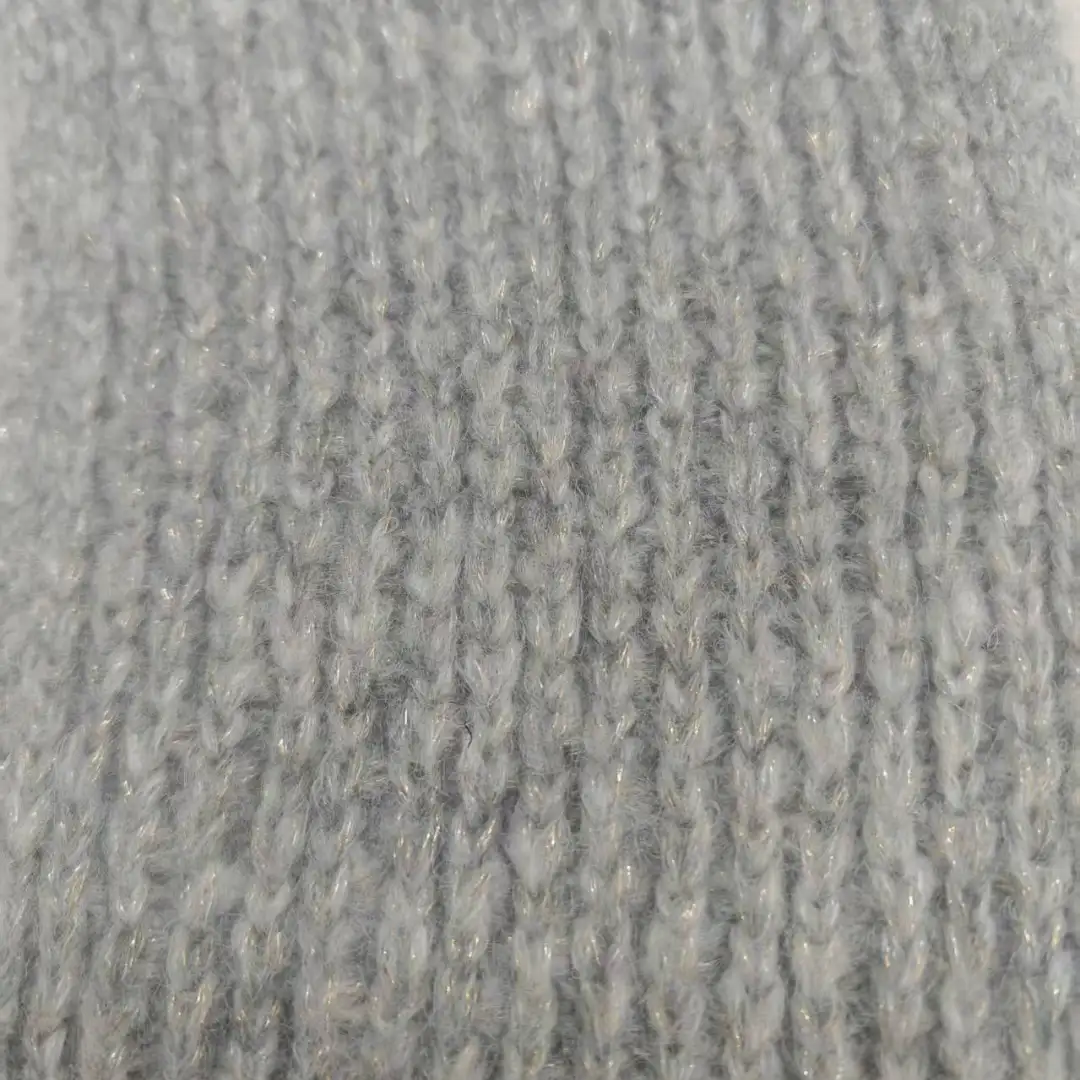 China Yarn for Hoodie,Open Cardigan (Sweater),Round Neck Pullover (Sweater),Crop Top Pullover (Sweater) Air Spun Yarn Fancy Yarn Polyester Lurex Nylon Wool Gray color buy from China wholesaler bulk order at wholesale price free worldwide shipping Alibaba