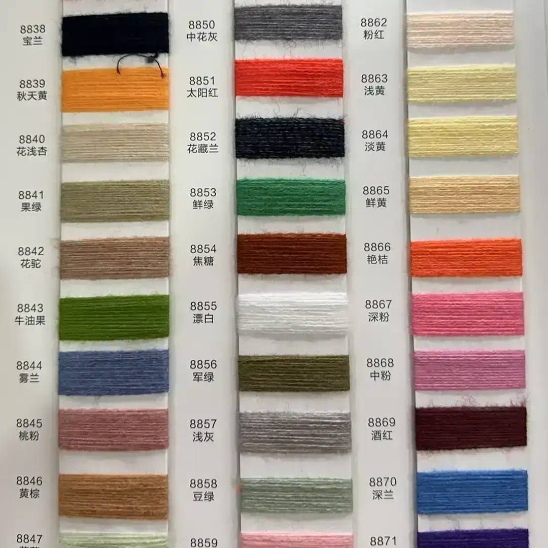 China Yarn for Tank Top,Crop Top,Hoodie,Ladies Vest (Sweater),Men’s Vest (Sweater),Open Cardigan (Sweater),Full-Zipper Cardigan (Sweater),Half-Zipper Cardigan (Sweater),Round Neck Pullover (Sweater),Crew Neck Pullover (Sweater),Crop Top Pullover (Sweater) Core Spun Yarn Regular Yarn Nylon Polyester Acrylic multicolor color buy from China wholesaler bulk order at wholesale price free worldwide shipping Alibaba