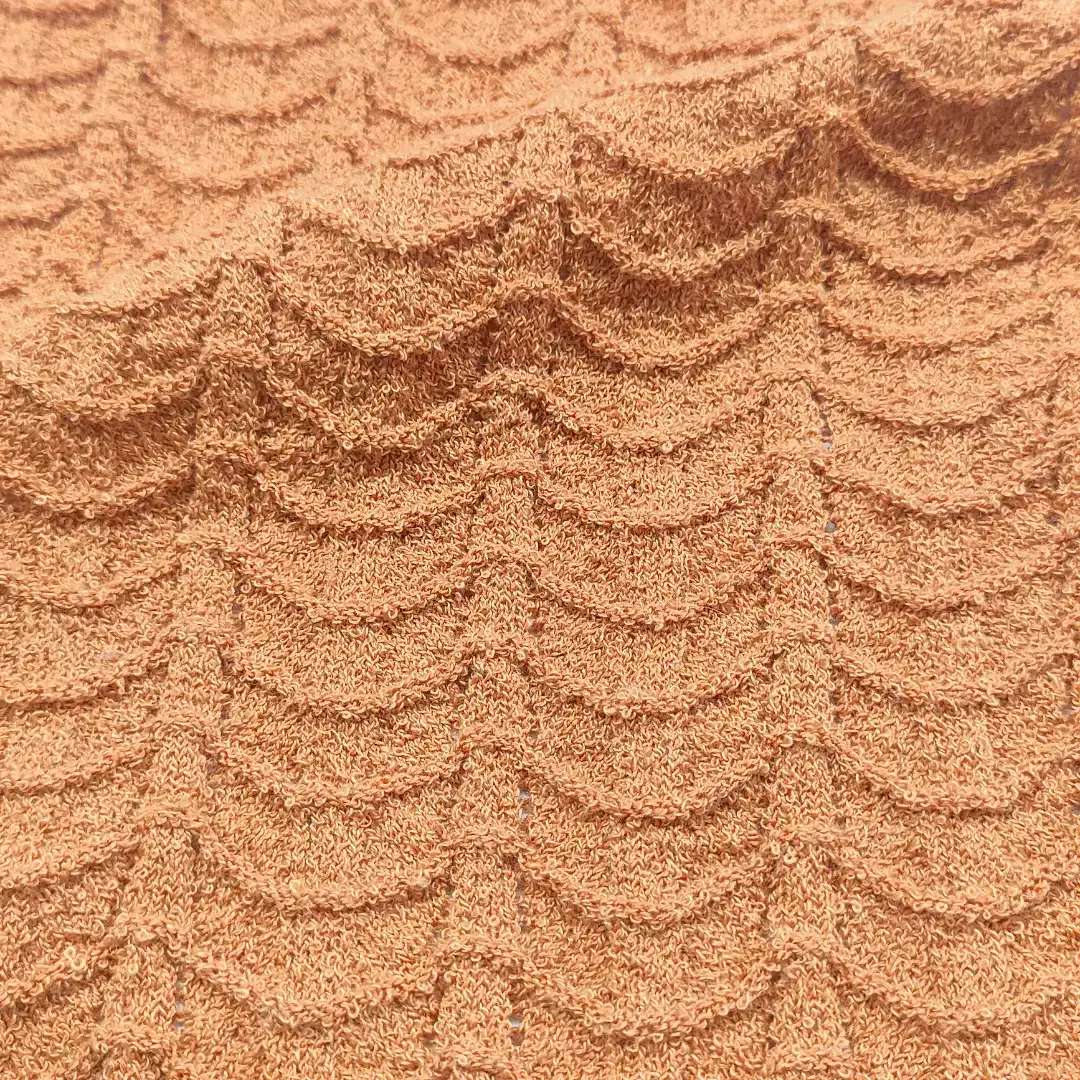 China Yarn for Open Cardigan (Sweater),Crew Neck Pullover (Sweater),Crop Top Pullover (Sweater) Boucle Yarn Fancy Yarn Recycled Polyester Polyester 橘色 color buy from China wholesaler bulk order at wholesale price free worldwide shipping Alibaba