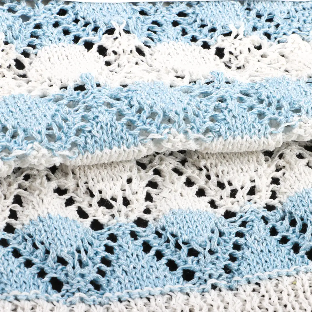 China Yarn for Hoodie,Round Neck Pullover (Sweater),Crew Neck Pullover (Sweater),Crop Top Pullover (Sweater) Flat Tape Yarn Fancy Yarn Recycled Polyester Nylon Metallic fiber Blue and white color buy from China wholesaler bulk order at wholesale price free worldwide shipping Alibaba