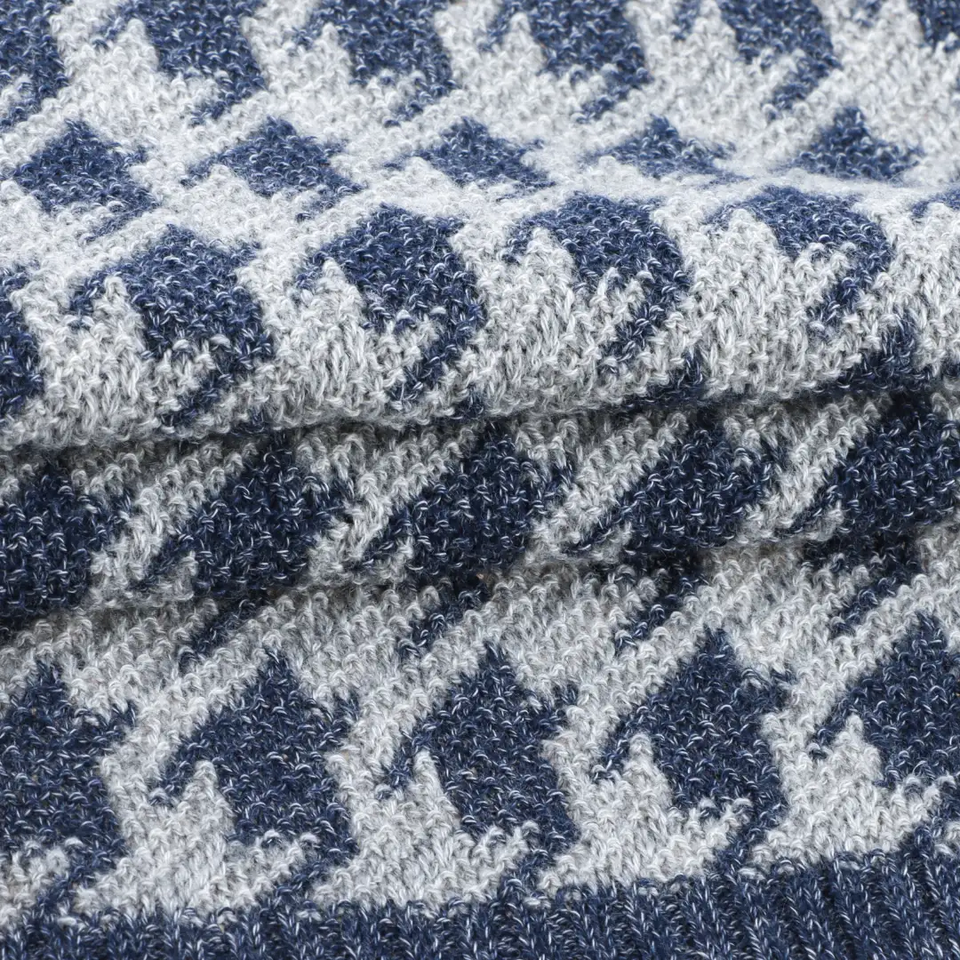 China Yarn for Hoodie,Open Cardigan (Sweater),Crew Neck Pullover (Sweater),Crop Top Pullover (Sweater) Ring Spun Regular Yarn BCI Cotton Recycled Polyester Blue grey color buy from China wholesaler bulk order at wholesale price free worldwide shipping Alibaba