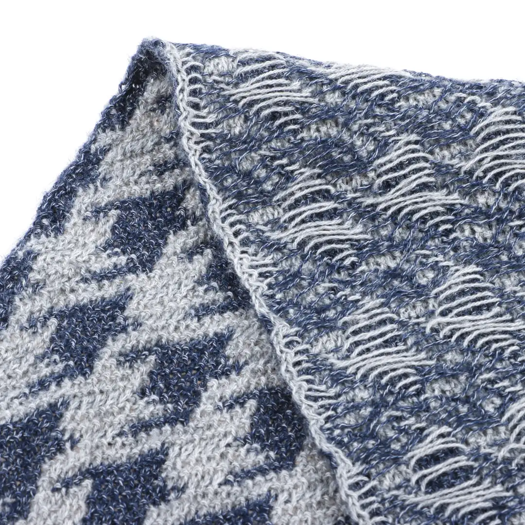 China Yarn for Hoodie,Open Cardigan (Sweater),Crew Neck Pullover (Sweater),Crop Top Pullover (Sweater) Ring Spun Regular Yarn BCI Cotton Recycled Polyester Blue grey color buy from China wholesaler bulk order at wholesale price free worldwide shipping Alibaba