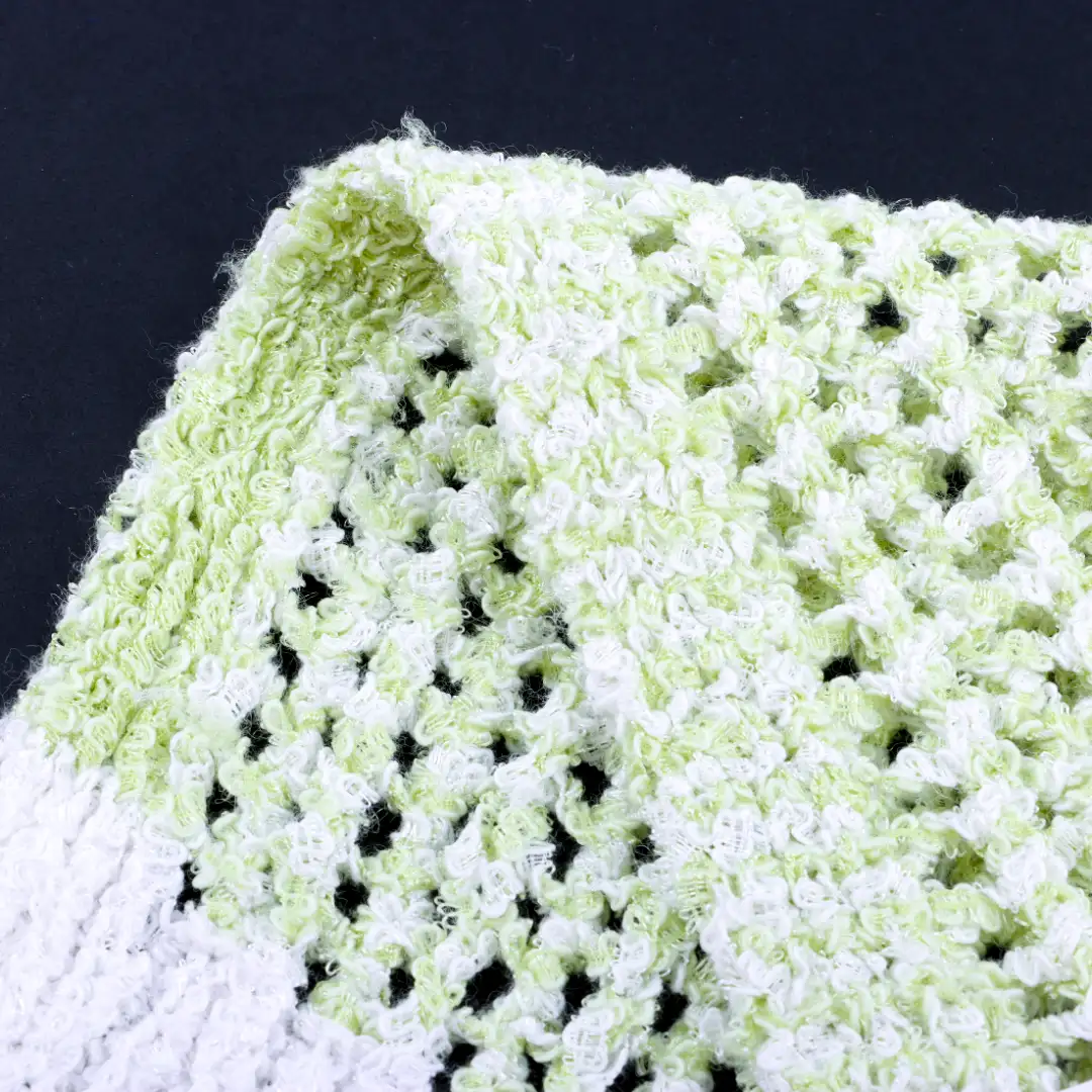 China Yarn for Polo Shirt,Blouse,Crop Top,Full-Zipper Cardigan (Sweater),Half-Zipper Cardigan (Sweater) Ladder Yarn Fancy Yarn Nylon BCI Cotton green&white color buy from China wholesaler bulk order at wholesale price free worldwide shipping Alibaba