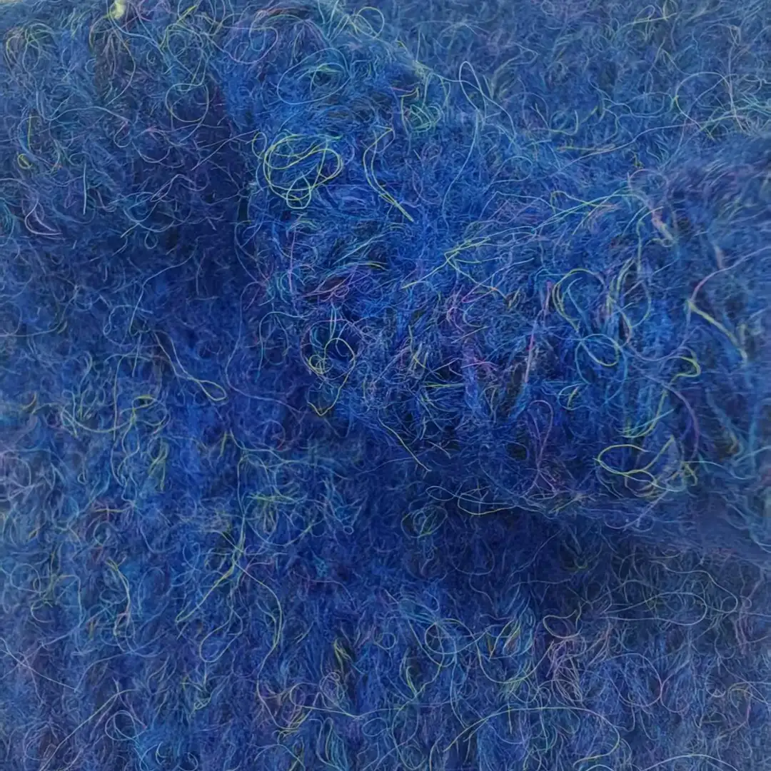 China Yarn for Hoodie,Open Cardigan (Sweater),Full-Zipper Cardigan (Sweater),Round Neck Pullover (Sweater) Air Spun Yarn Fancy Yarn Recycled Polyester Polyester Nylon Acrylic Wool Blue color buy from China wholesaler bulk order at wholesale price free worldwide shipping Alibaba