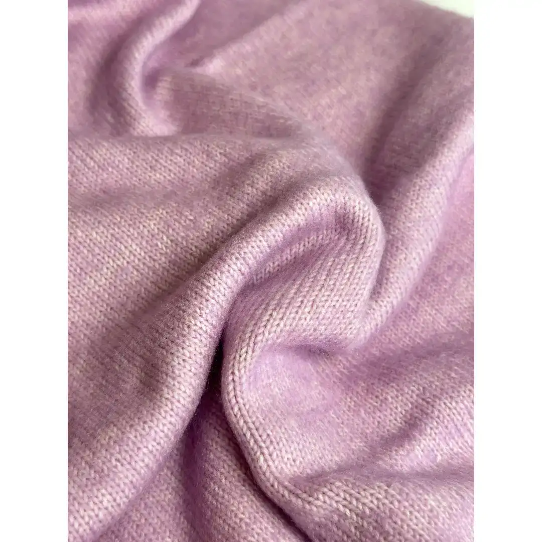 China Yarn for Open Cardigan (Sweater),Knitted Jacket (Sweater),Round Neck Pullover (Sweater),Crew Neck Pullover (Sweater),Crop Top Pullover (Sweater) Air Spun Yarn Fancy Yarn Cotton Acrylic 浅紫 color buy from China wholesaler bulk order at wholesale price free worldwide shipping Alibaba