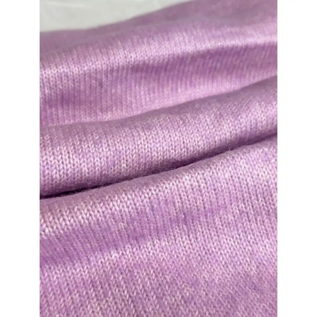 China Yarn for Open Cardigan (Sweater),Knitted Jacket (Sweater),Round Neck Pullover (Sweater),Crew Neck Pullover (Sweater),Crop Top Pullover (Sweater) Air Spun Yarn Fancy Yarn Cotton Acrylic 浅紫 color buy from China wholesaler bulk order at wholesale price free worldwide shipping Alibaba