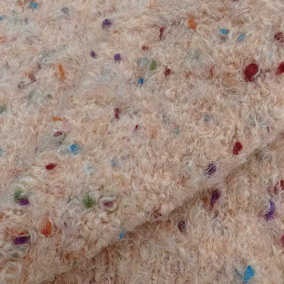 China Yarn for Open Cardigan (Sweater),Knitted Jacket (Sweater),Round Neck Pullover (Sweater) Boucle Yarn Fancy Yarn Wool Acrylic Recycled Polyester Elastane green、blue、brown、gray、pink color buy from China wholesaler bulk order at wholesale price free worldwide shipping Alibaba