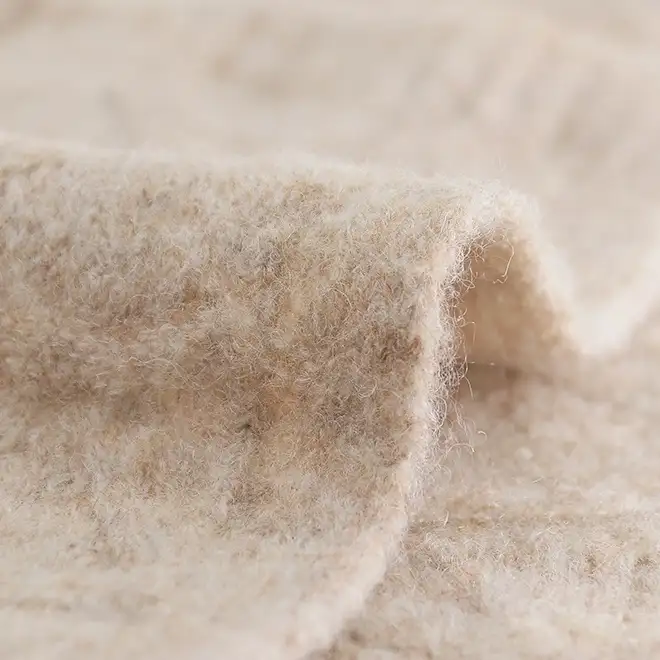 China Yarn for Open Cardigan (Sweater),Interlining Mossy Yarn Fancy Yarn Merino Wool Anti-pilling acrylic Recycled Polyester Acrylic Elastane (LYCRA®) 牙白（001） color buy from China wholesaler bulk order at wholesale price free worldwide shipping Alibaba