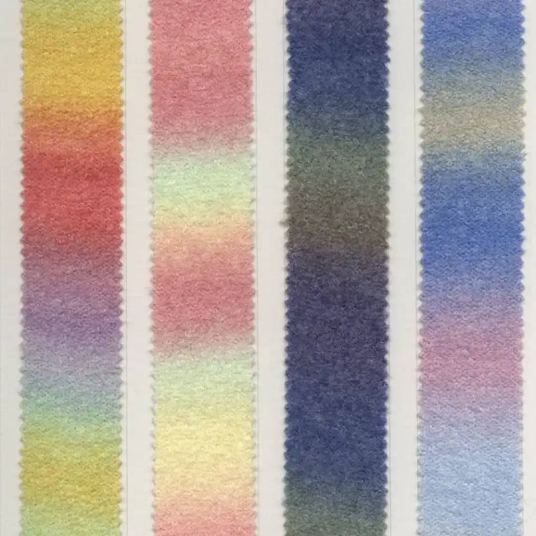 China Yarn for Open Cardigan (Sweater),Round Neck Pullover (Sweater),Crew Neck Pullover (Sweater),Crop Top Pullover (Sweater),Skirt (Sweater),Interlining Boucle Yarn Fancy Yarn Acrylic Nylon Wool 渐变色 color buy from China wholesaler bulk order at wholesale price free worldwide shipping Alibaba