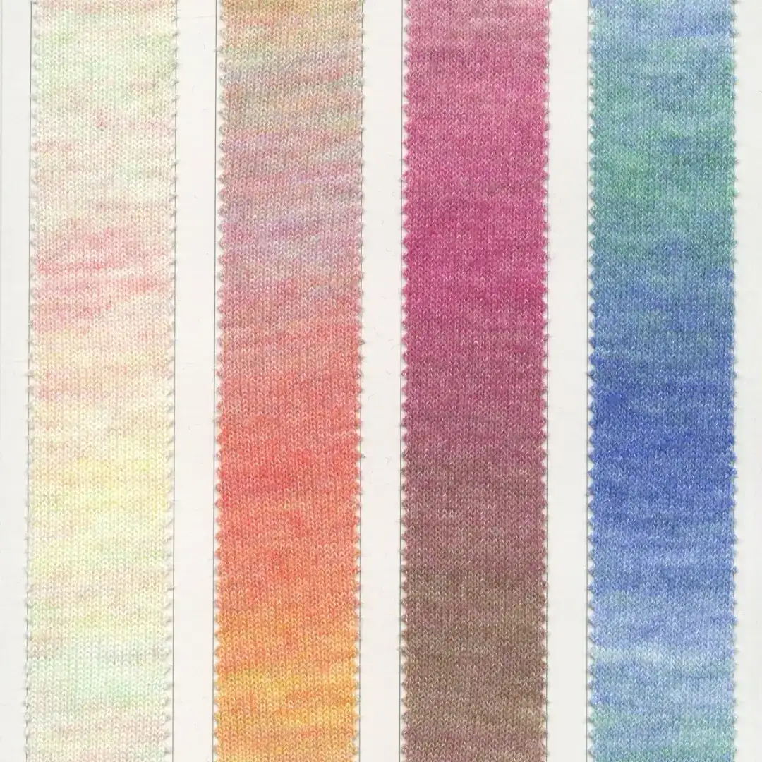 China Yarn for Tank Top,Crop Top,Open Cardigan (Sweater),Round Neck Pullover (Sweater),Crew Neck Pullover (Sweater),Crop Top Pullover (Sweater) Mossy Yarn Fancy Yarn Acrylic Polyester Polyamide Wool Elastane (LYCRA®) 渐变色 color buy from China wholesaler bulk order at wholesale price free worldwide shipping Alibaba
