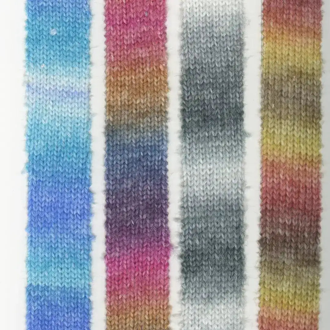 China Yarn for Open Cardigan (Sweater),Full-Zipper Cardigan (Sweater),Half-Zipper Cardigan (Sweater),Round Neck Pullover (Sweater),Crew Neck Pullover (Sweater),Crop Top Pullover (Sweater),Interlining Air Spun Yarn Fancy Yarn Acrylic Polyester Polyamide Wool 渐变色 color buy from China wholesaler bulk order at wholesale price free worldwide shipping Alibaba