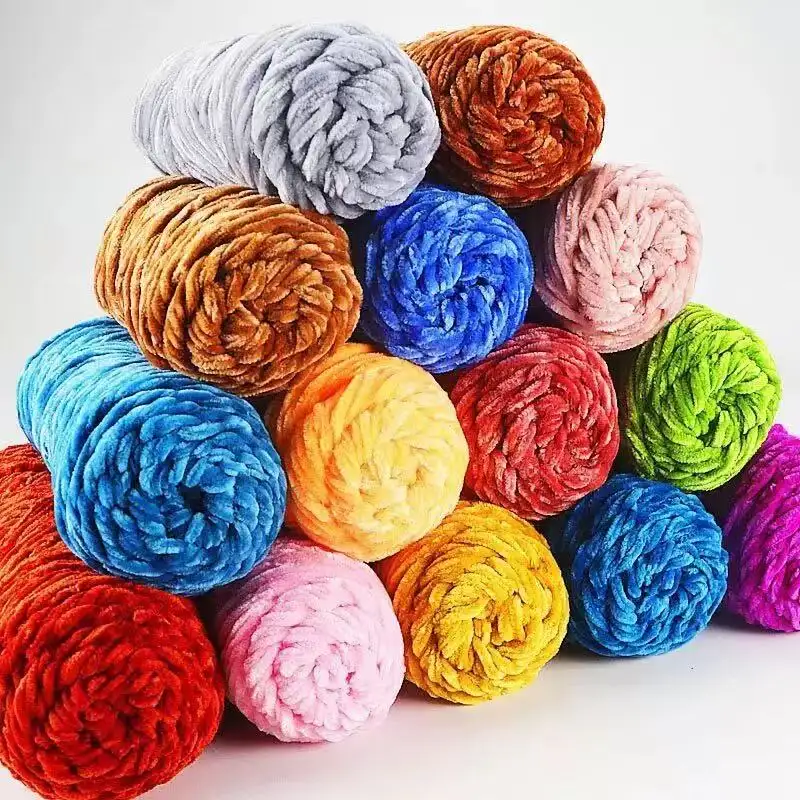 China Yarn for Ladies Vest (Sweater),Round Neck Pullover (Sweater),Crop Top Pullover (Sweater) Shiny Chenille Fancy Yarn Polyester 黑色 color buy from China wholesaler bulk order at wholesale price free worldwide shipping Alibaba
