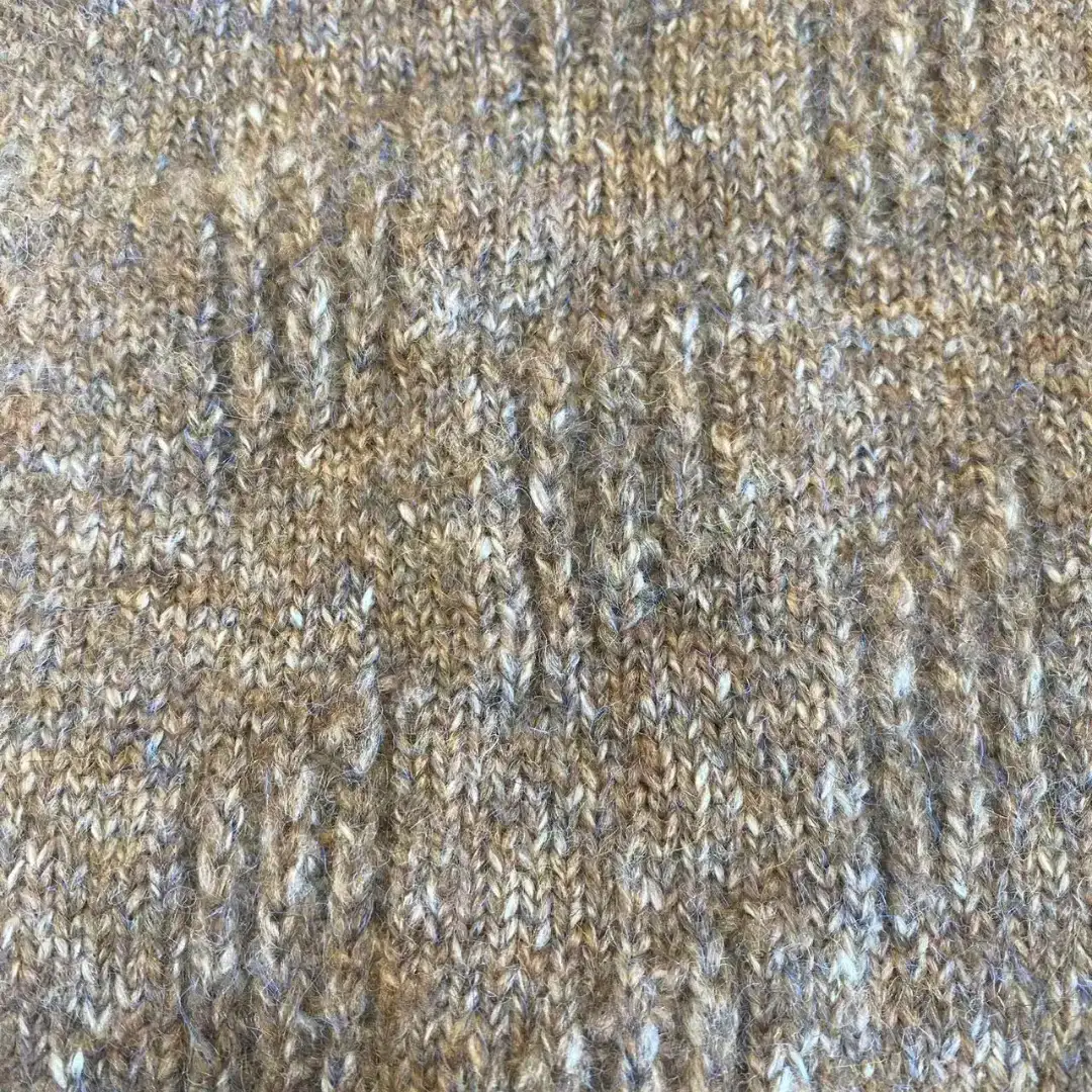 China Yarn for Open Cardigan (Sweater) Mossy Yarn Fancy Yarn Polyester Recycled Polyester Acrylic Cotton Wool Spandex Brown color buy from China wholesaler bulk order at wholesale price free worldwide shipping Alibaba