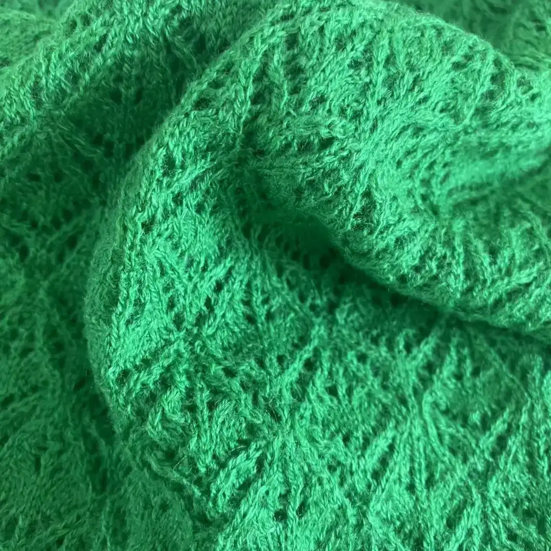 China Yarn for Open Cardigan (Sweater) Semi-Worsted Spun Regular Yarn Recycled Polyester Acrylic GREEN color buy from China wholesaler bulk order at wholesale price free worldwide shipping Alibaba