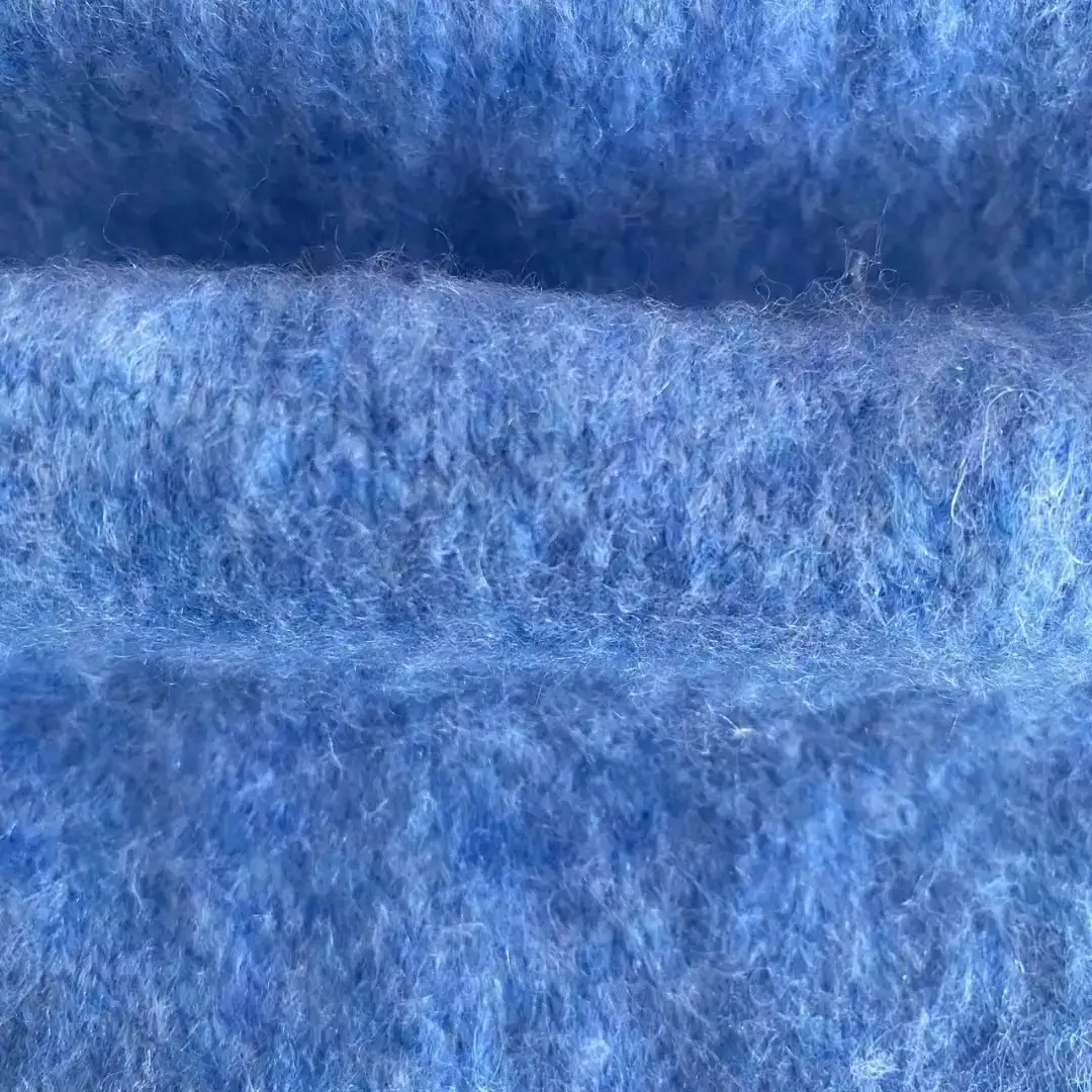 China Yarn for Open Cardigan (Sweater) Air Spun Yarn Fancy Yarn Nylon Acrylic Wool BlU color buy from China wholesaler bulk order at wholesale price free worldwide shipping Alibaba
