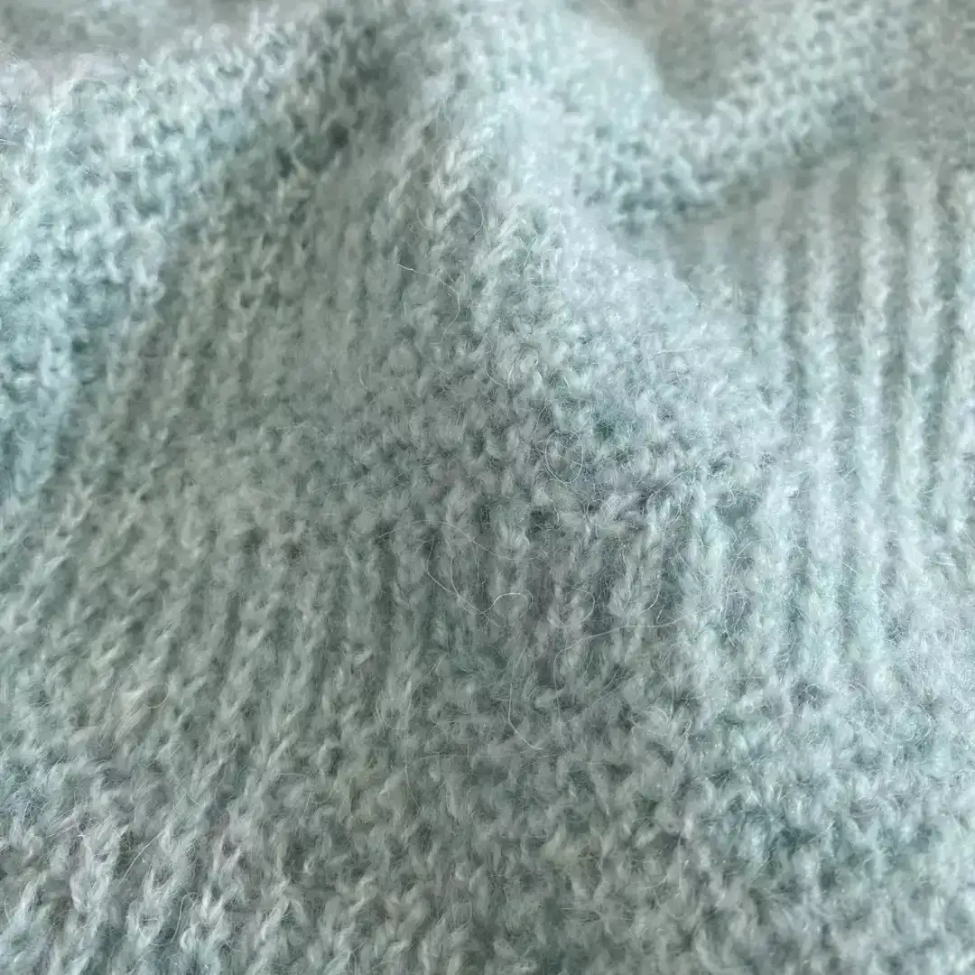 China Yarn for Open Cardigan (Sweater) Mossy Yarn Fancy Yarn Recycled Polyester Acrylic Wool Nylon Elastane GREEN color buy from China wholesaler bulk order at wholesale price free worldwide shipping Alibaba