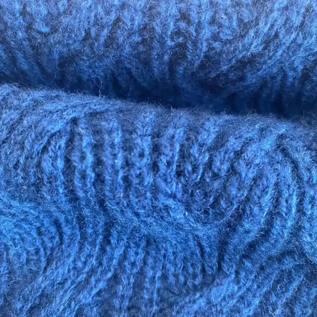 China Yarn for Open Cardigan (Sweater) Woollen Spun Regular Yarn Wool Nylon Blue color buy from China wholesaler bulk order at wholesale price free worldwide shipping Alibaba