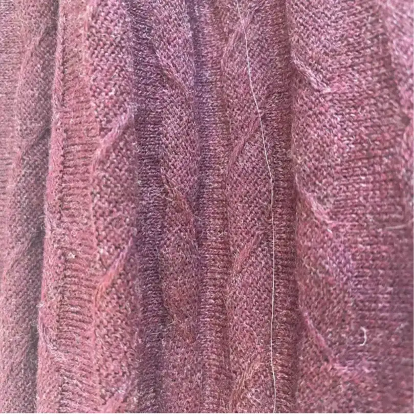 China Yarn for Open Cardigan (Sweater) Semi-Worsted Spun Regular Yarn Cotton Tencel WINE RED color buy from China wholesaler bulk order at wholesale price free worldwide shipping Alibaba