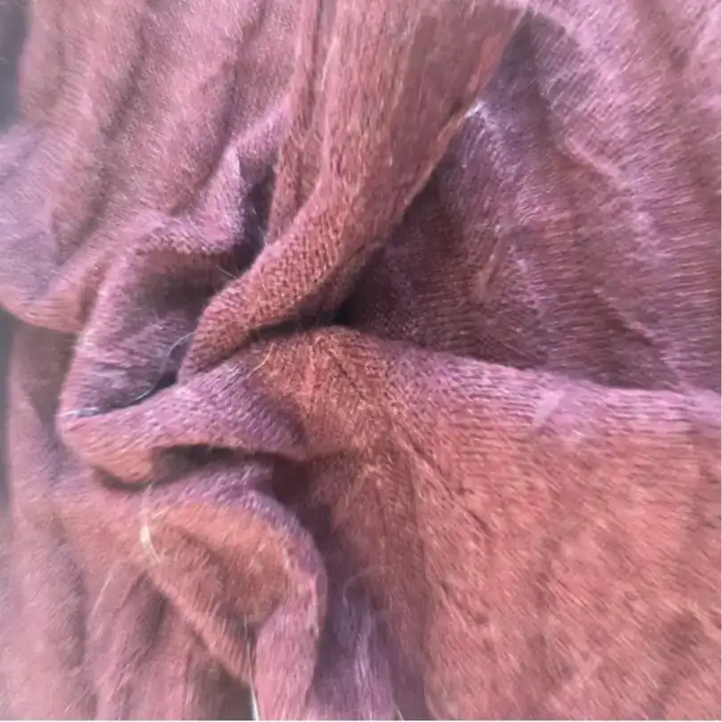 China Yarn for Open Cardigan (Sweater) Semi-Worsted Spun Regular Yarn Cotton Tencel WINE RED color buy from China wholesaler bulk order at wholesale price free worldwide shipping Alibaba