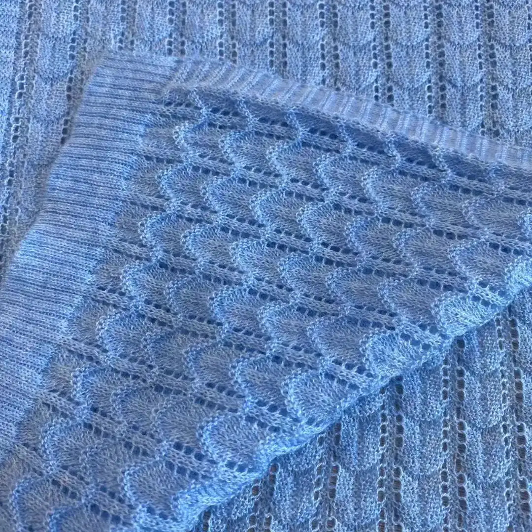 China Yarn for Open Cardigan (Sweater) Semi-Worsted Spun Regular Yarn Cotton Tencel BLUE color buy from China wholesaler bulk order at wholesale price free worldwide shipping Alibaba